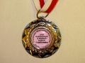 medal srebrny na 2 szachownicy