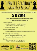 Plakat "Gramy dla Bartka"